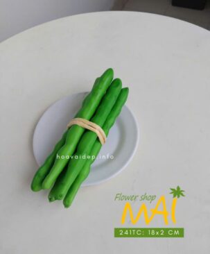 Bó đậu Hà Lan 5 quả giả decor 241TC