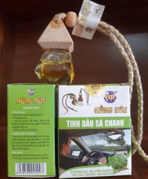 Tinh Dầu Sả Chanh Treo Xe 10ml – 105TDS